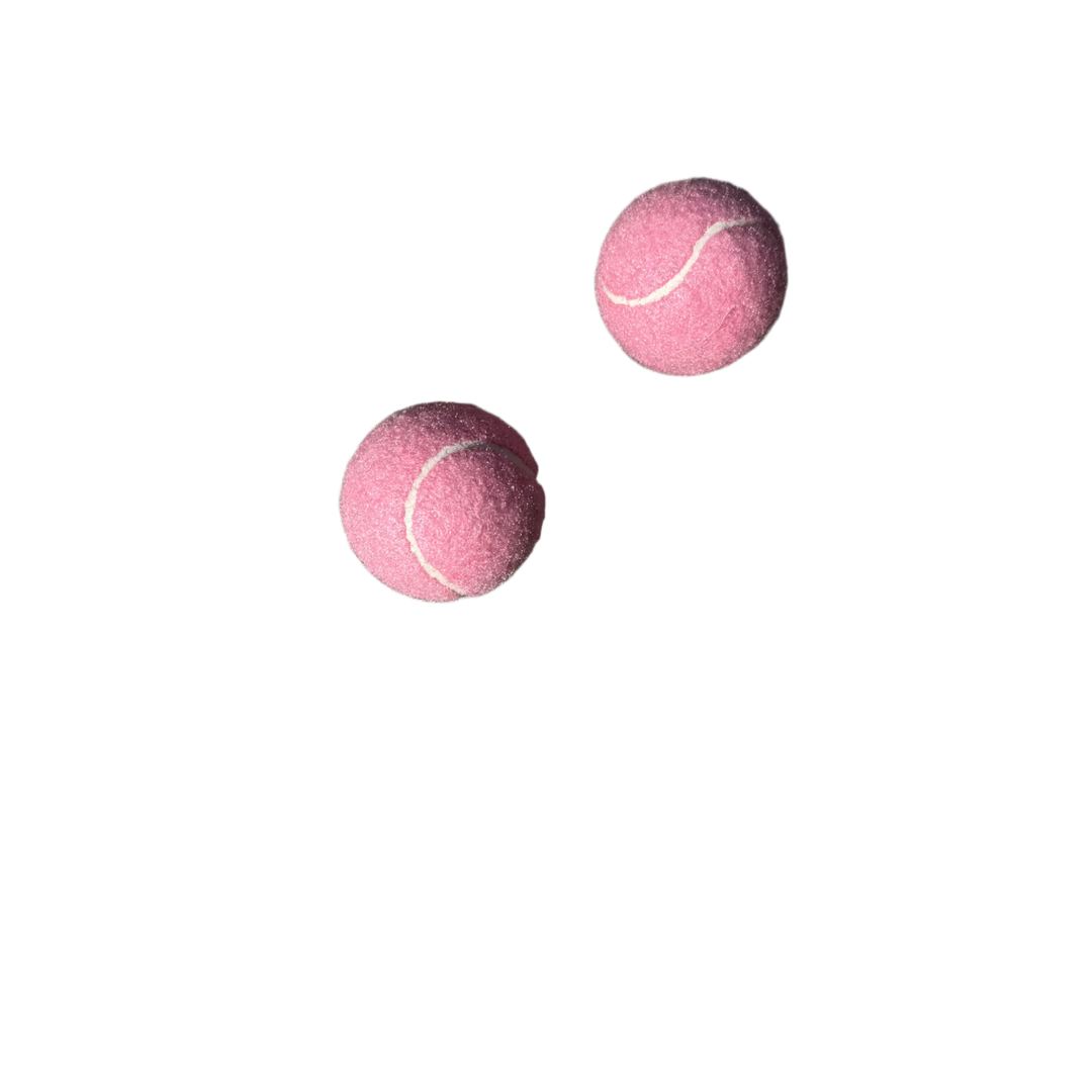 PINK TENNIS BALL - 2 PACK