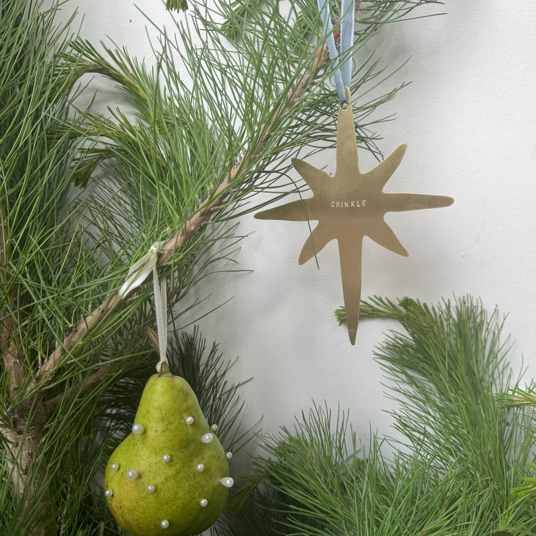 PREORDER CUSTOM WONKY STAR TREE DECORATION - ADD NAMES VIA CART NOTES