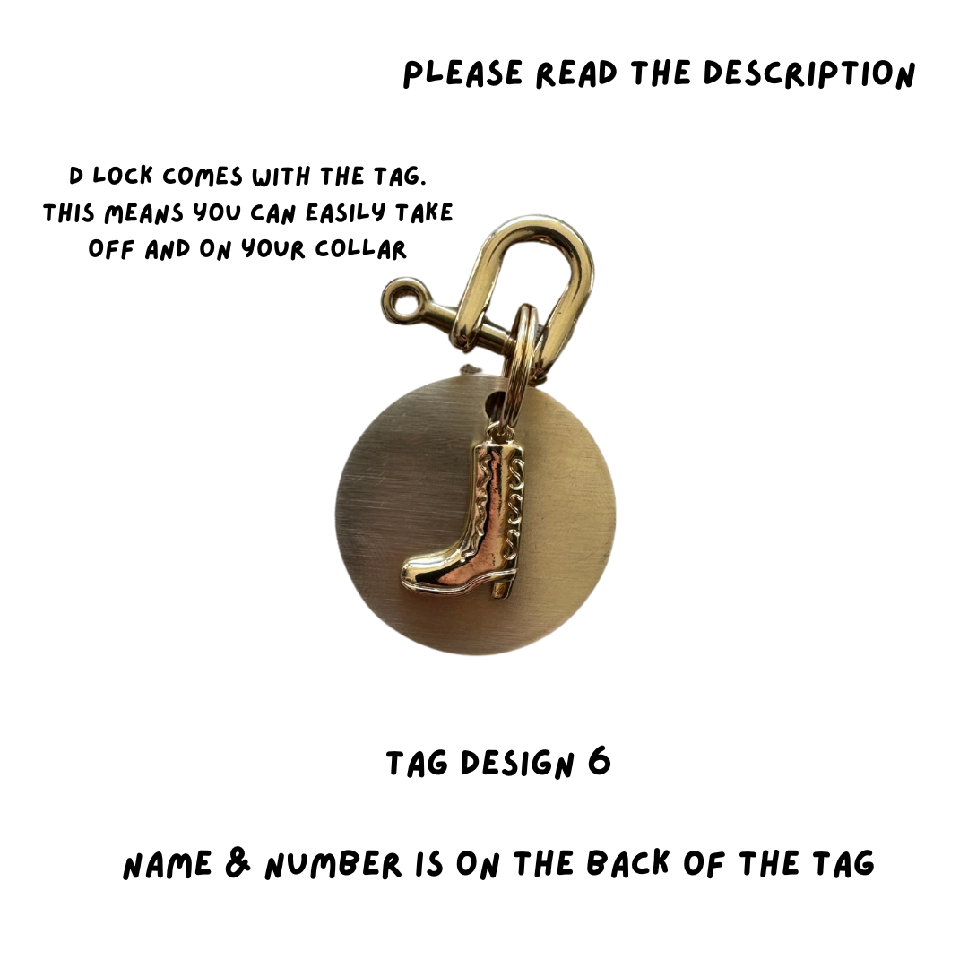 DRESS TO IMPRESS DROP 1. (CHARM ON THE FRONT- DETAILS ON THE BACK OF THE TAG)