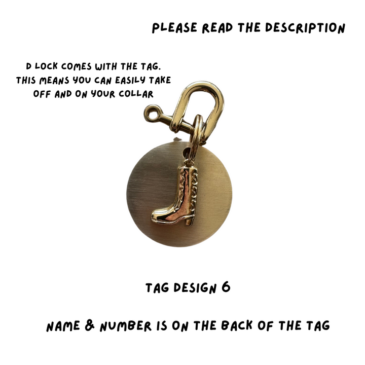 DRESS TO IMPRESS DROP 1. (CHARM ON THE FRONT- DETAILS ON THE BACK OF THE TAG)