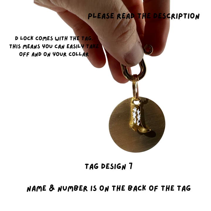 DRESS TO IMPRESS DROP 1. (CHARM ON THE FRONT- DETAILS ON THE BACK OF THE TAG)
