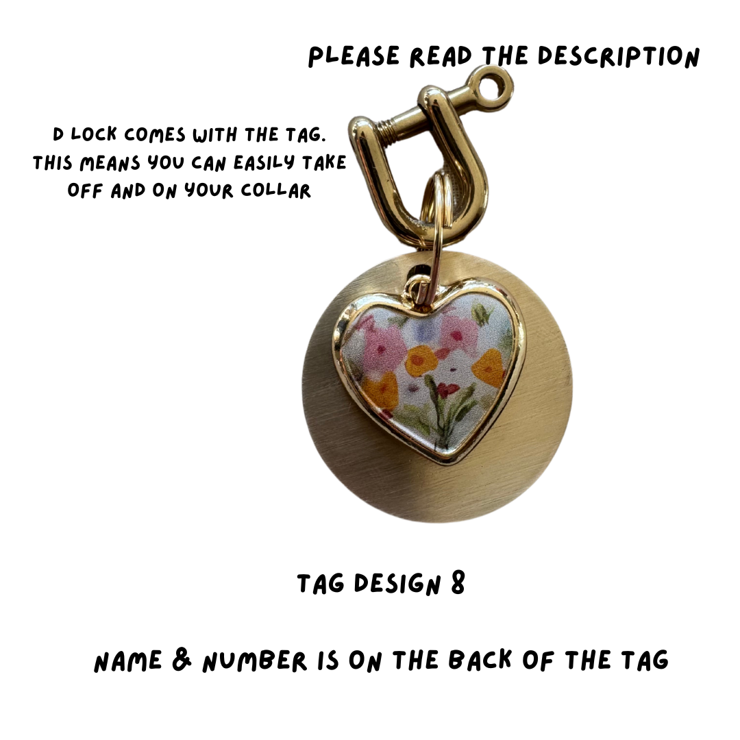 DRESS TO IMPRESS DROP 1. (CHARM ON THE FRONT- DETAILS ON THE BACK OF THE TAG)