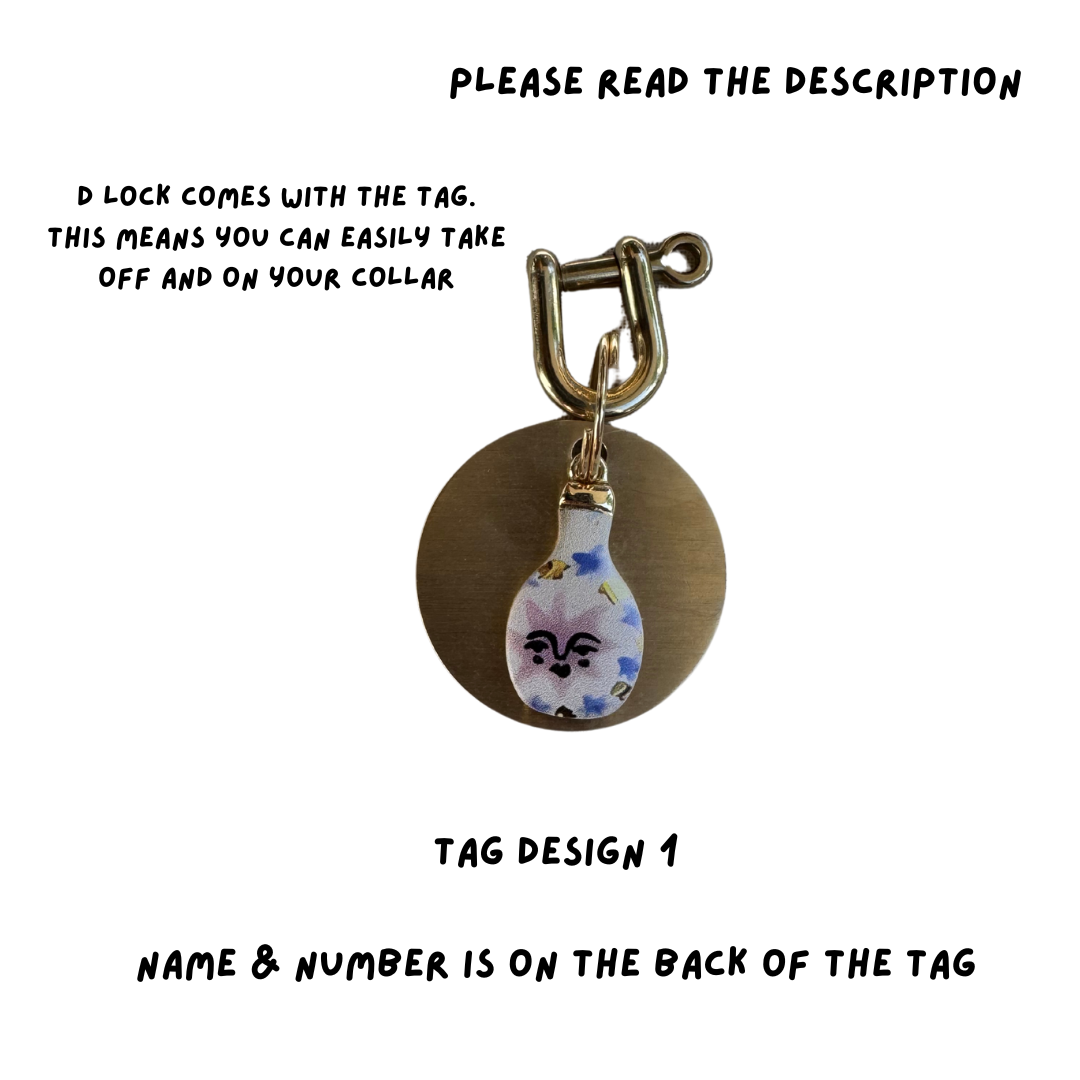 DRESS TO IMPRESS DROP 1. (CHARM ON THE FRONT- DETAILS ON THE BACK OF THE TAG)